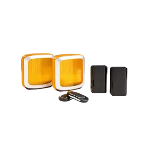 Умный привод для откатных ворот ALUTECH Roteo RTO-500MKIT-Sm + проводные фотоэлементы LM-L + сигнальная лампа SL-U + Wi-fi модуль WM-Sm