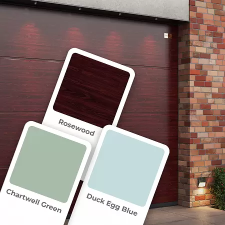 Новые варианты дизайна секционных ворот «АЛЮТЕХ»